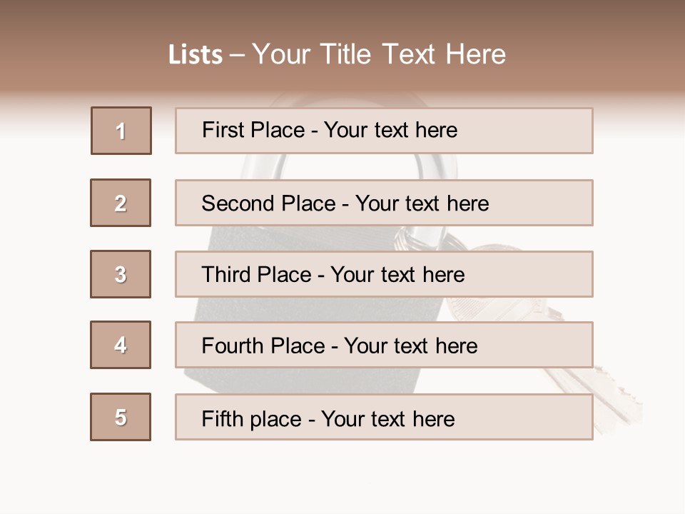 Secure Texture Entry PowerPoint Template