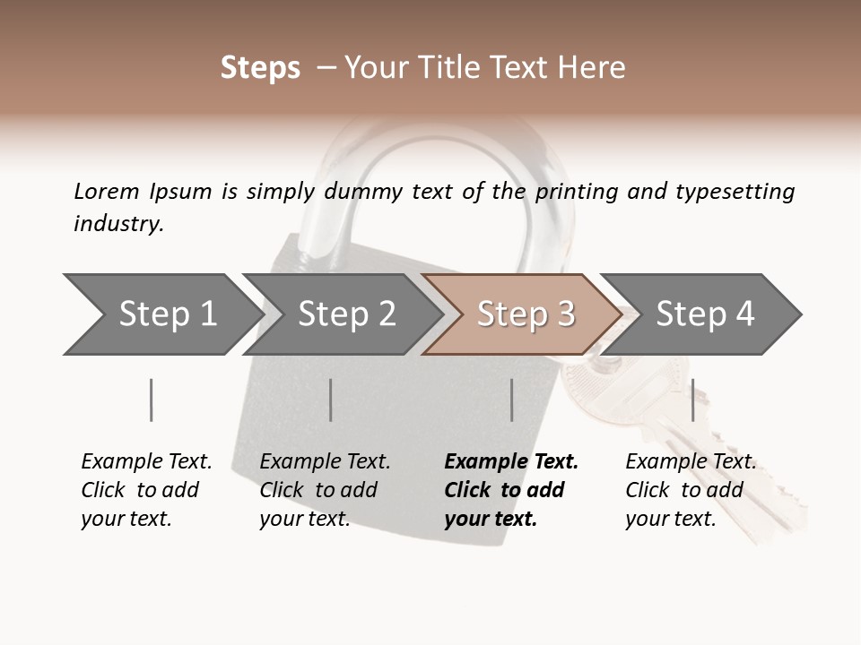 Secure Texture Entry PowerPoint Template