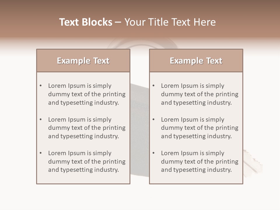 Secure Texture Entry PowerPoint Template
