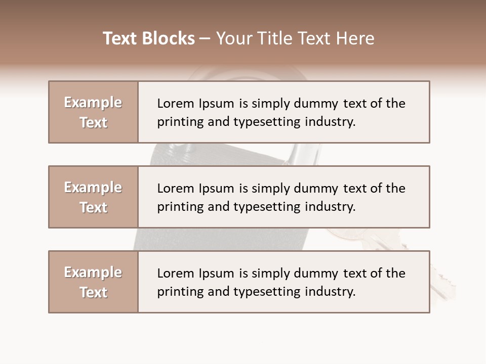 Secure Texture Entry PowerPoint Template