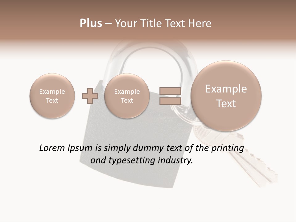 Secure Texture Entry PowerPoint Template