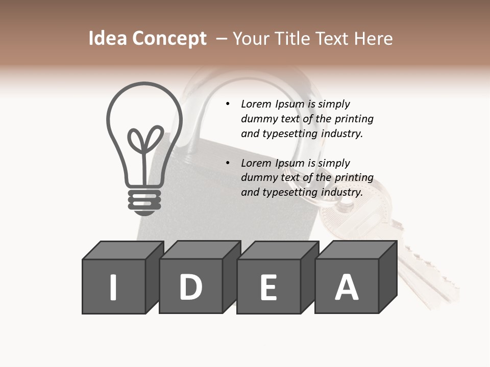 Secure Texture Entry PowerPoint Template