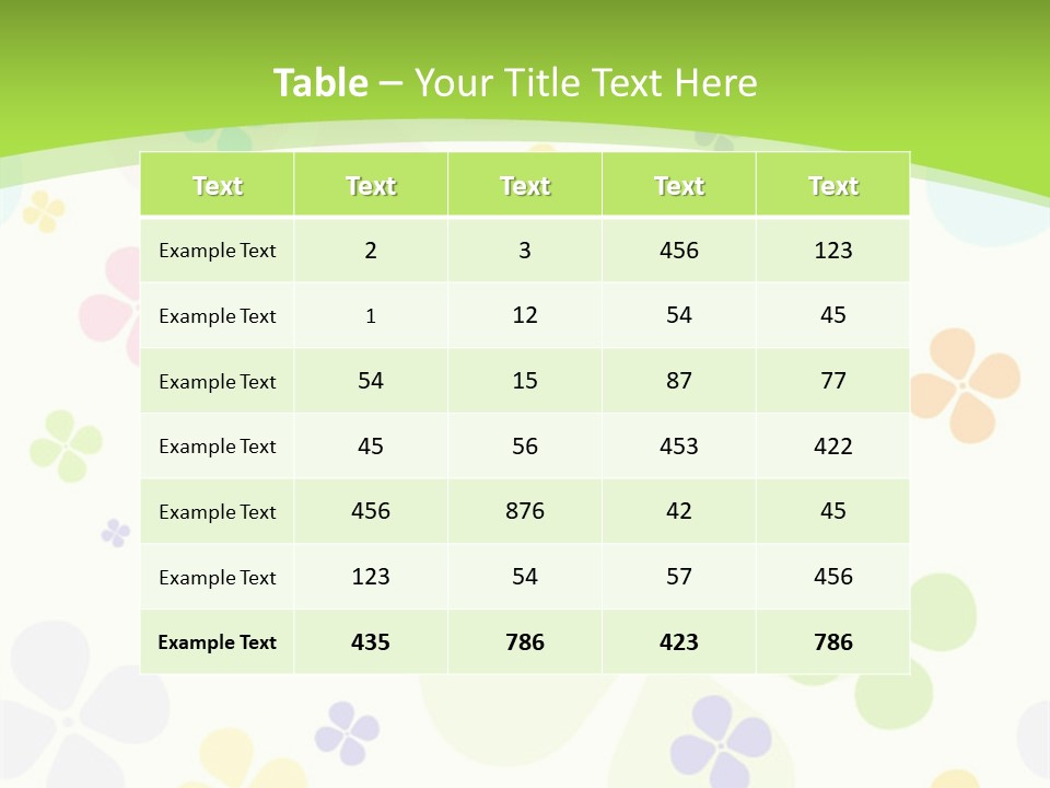 White Flower Gift PowerPoint Template