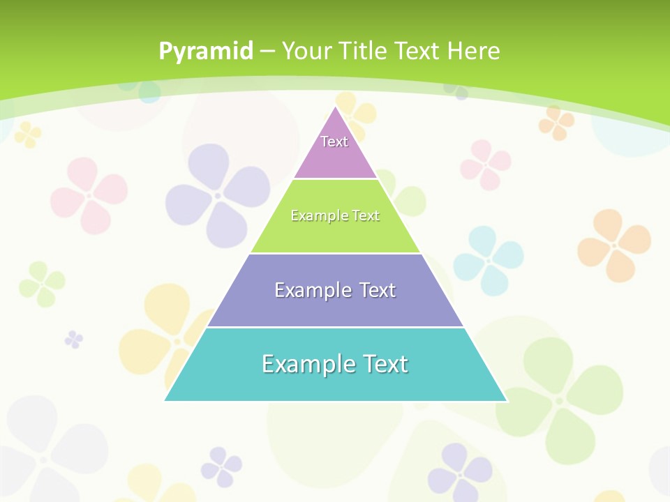 White Flower Gift PowerPoint Template