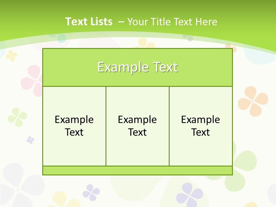 White Flower Gift PowerPoint Template
