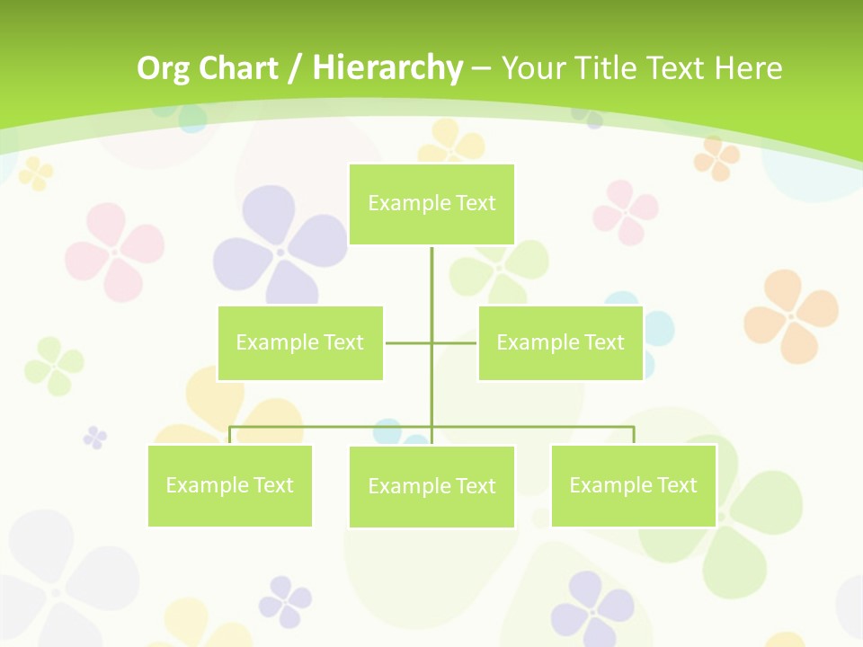 White Flower Gift PowerPoint Template