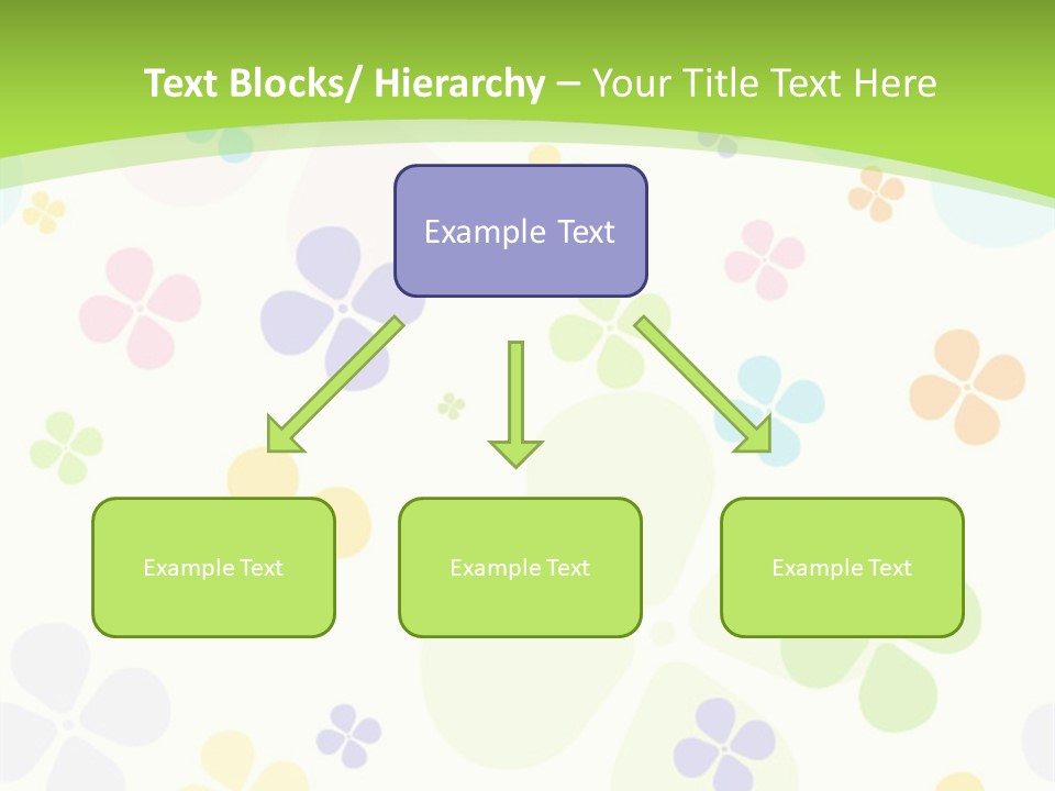 White Flower Gift PowerPoint Template