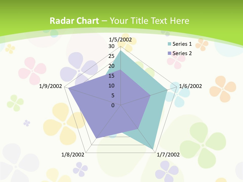 White Flower Gift PowerPoint Template