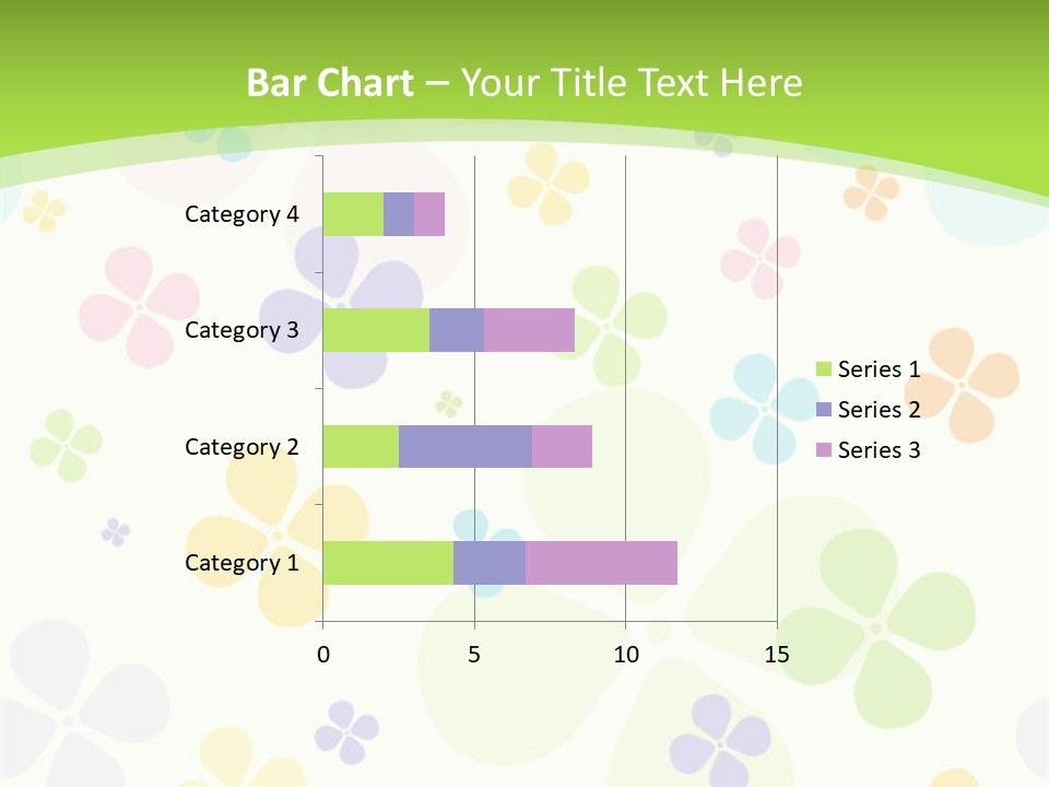 White Flower Gift PowerPoint Template