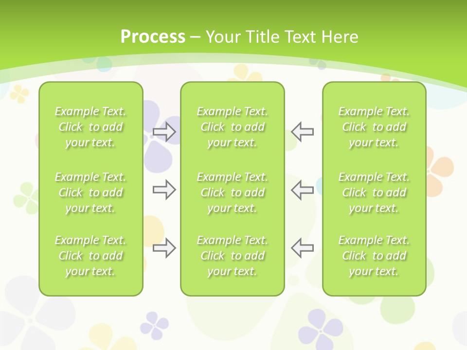 White Flower Gift PowerPoint Template