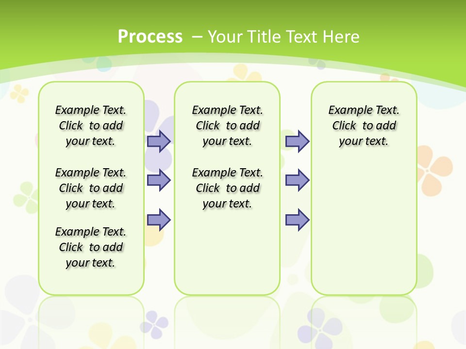 White Flower Gift PowerPoint Template