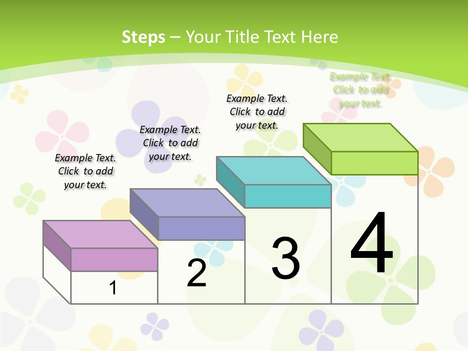 White Flower Gift PowerPoint Template