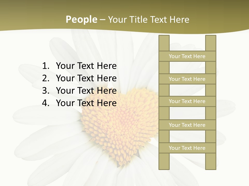 Isolated Closeup Background PowerPoint Template