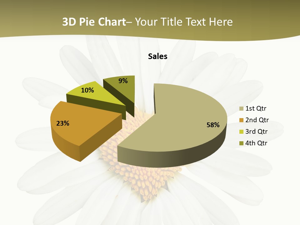 Isolated Closeup Background PowerPoint Template