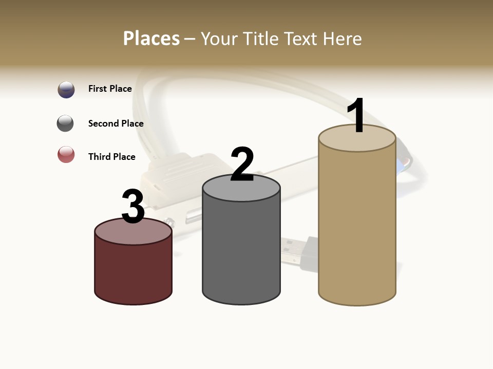 Wireless Move Key PowerPoint Template