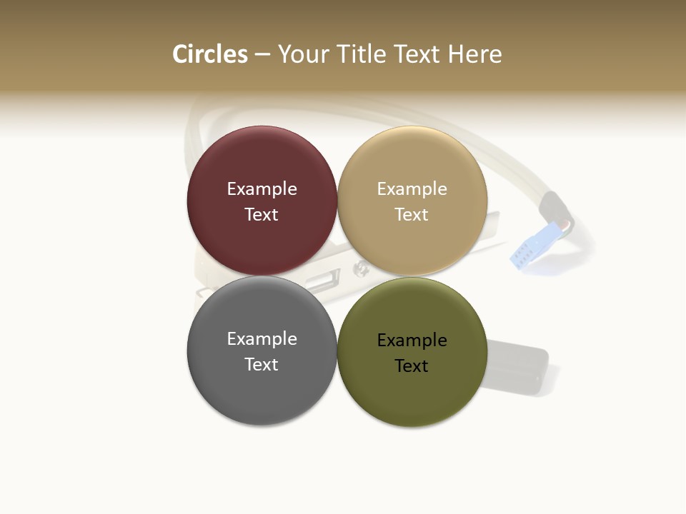 Wireless Move Key PowerPoint Template