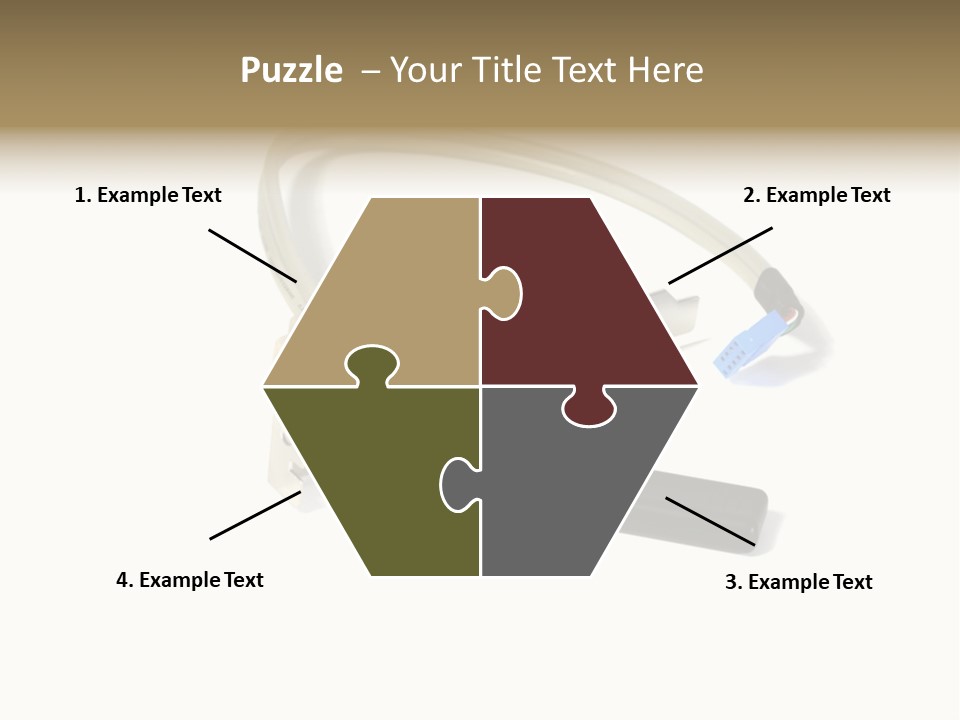 Wireless Move Key PowerPoint Template