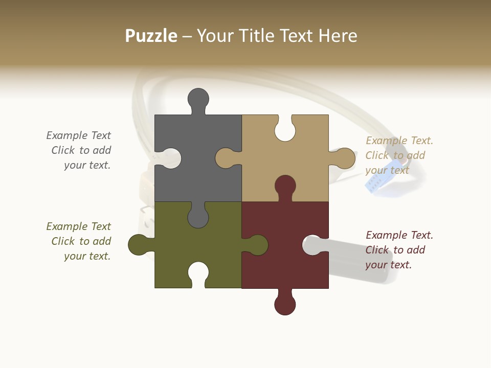 Wireless Move Key PowerPoint Template