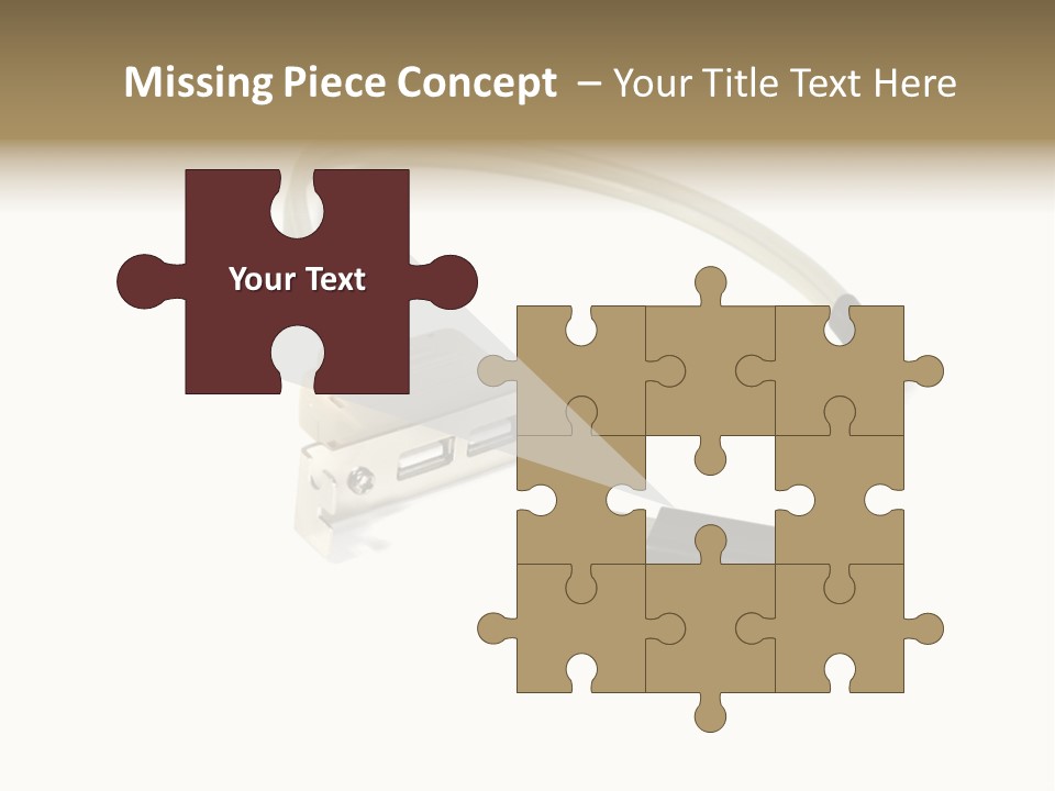 Wireless Move Key PowerPoint Template