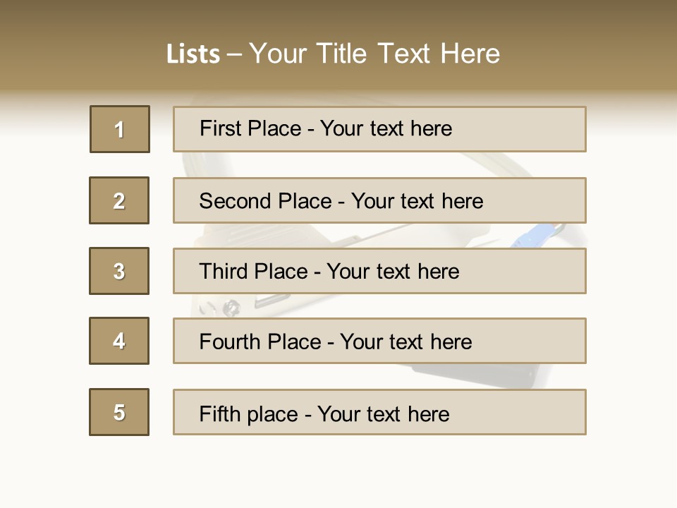Wireless Move Key PowerPoint Template