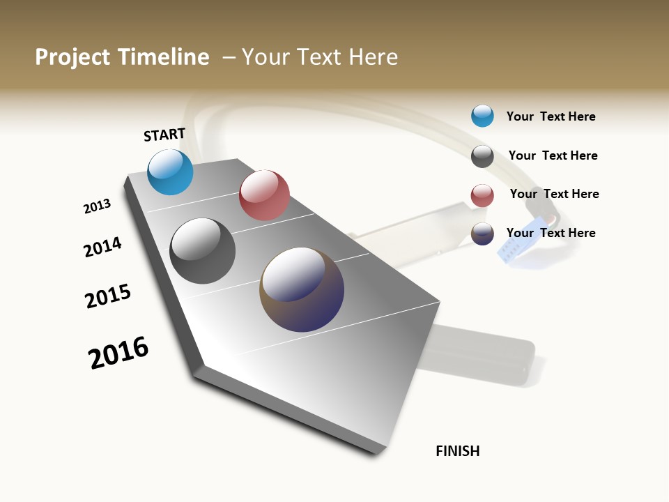 Wireless Move Key PowerPoint Template
