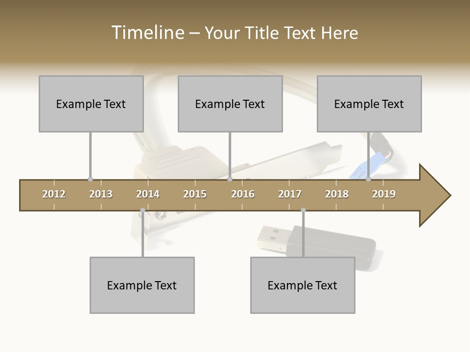 Wireless Move Key PowerPoint Template
