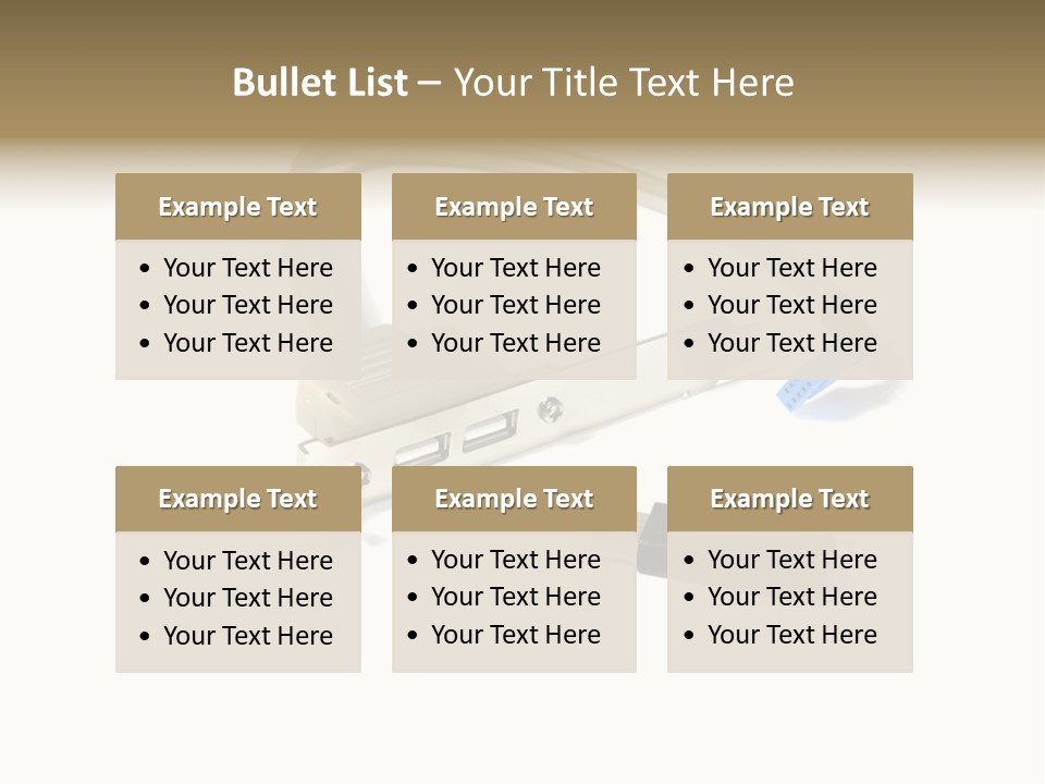 Wireless Move Key PowerPoint Template