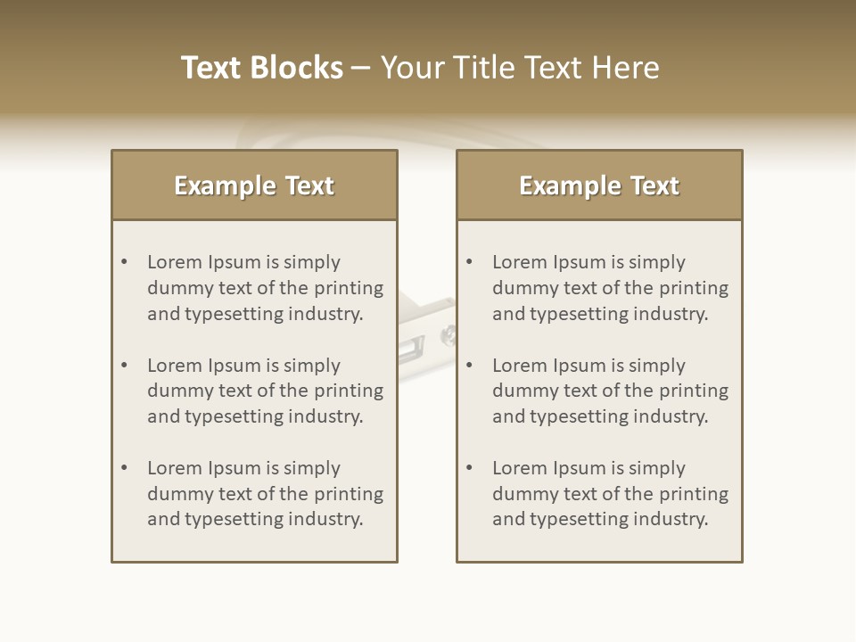 Wireless Move Key PowerPoint Template