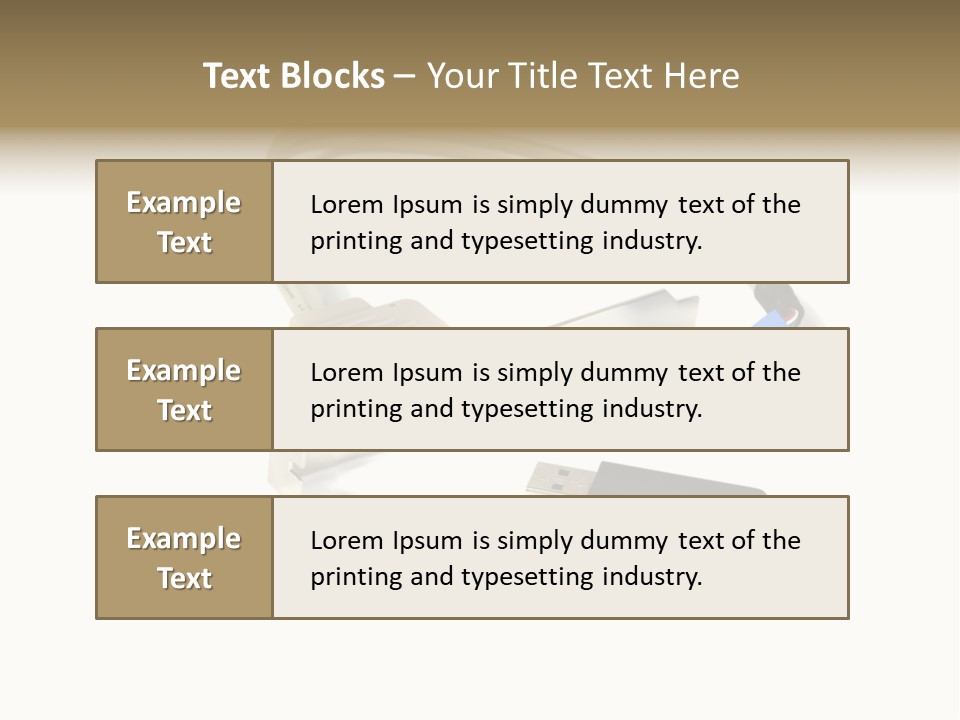 Wireless Move Key PowerPoint Template