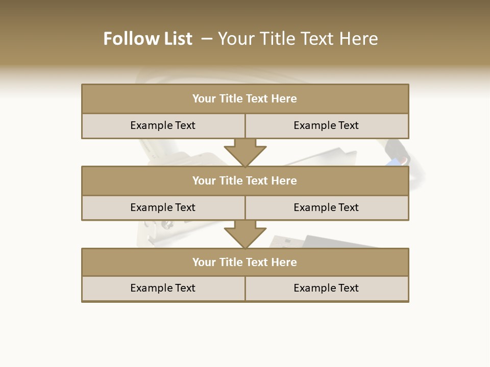 Wireless Move Key PowerPoint Template