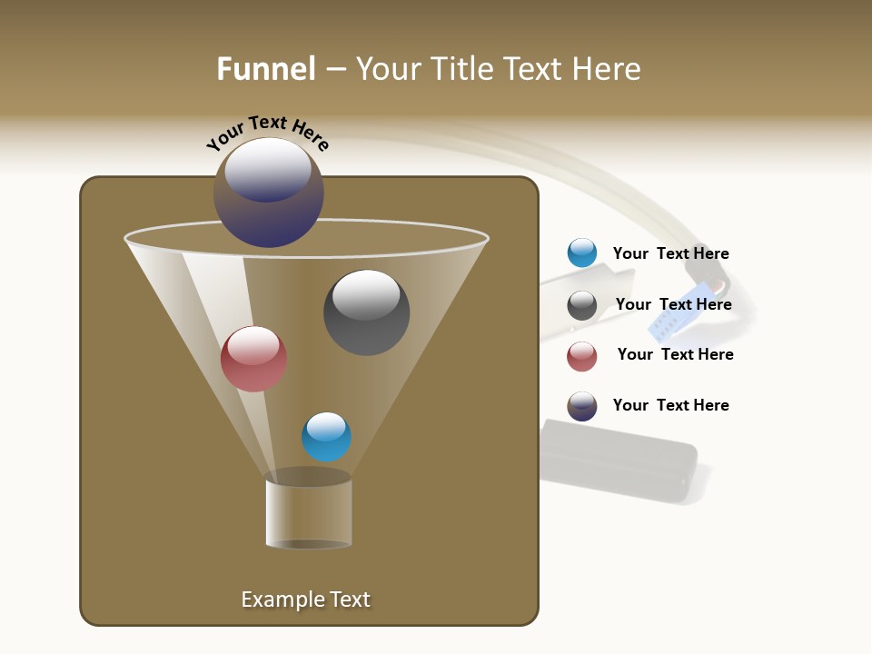 Wireless Move Key PowerPoint Template