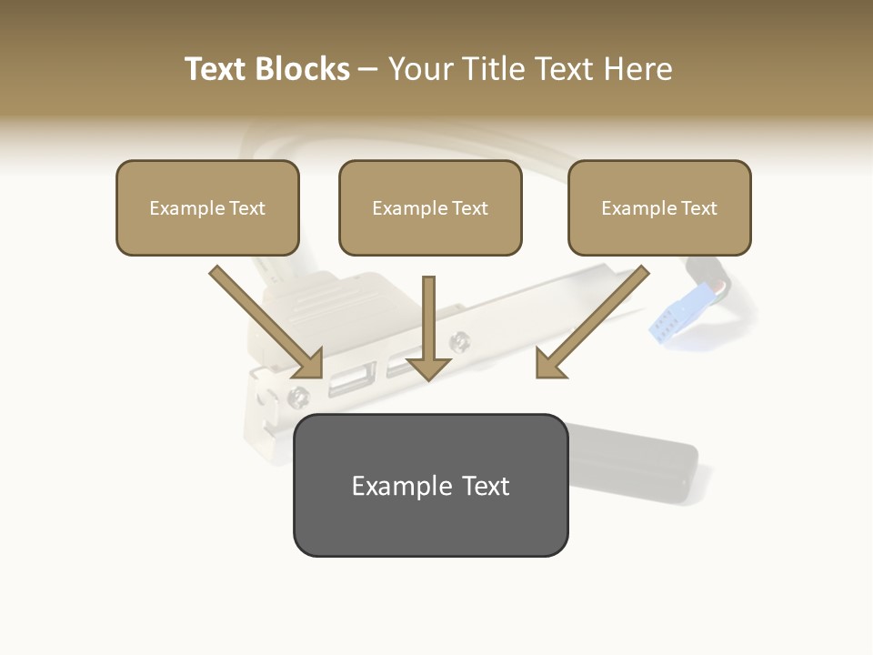 Wireless Move Key PowerPoint Template