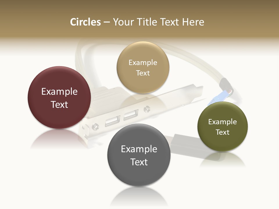 Wireless Move Key PowerPoint Template