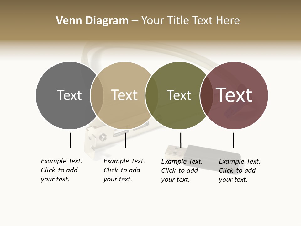 Wireless Move Key PowerPoint Template