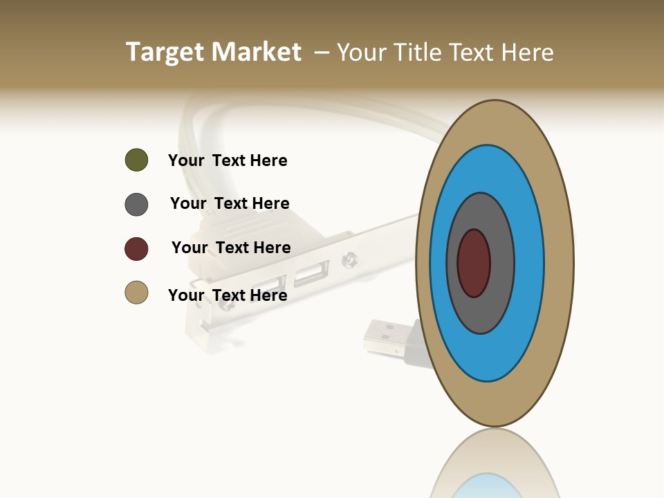 Wireless Move Key PowerPoint Template