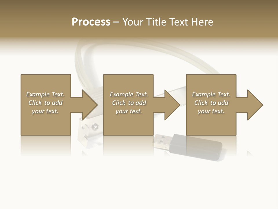 Wireless Move Key PowerPoint Template
