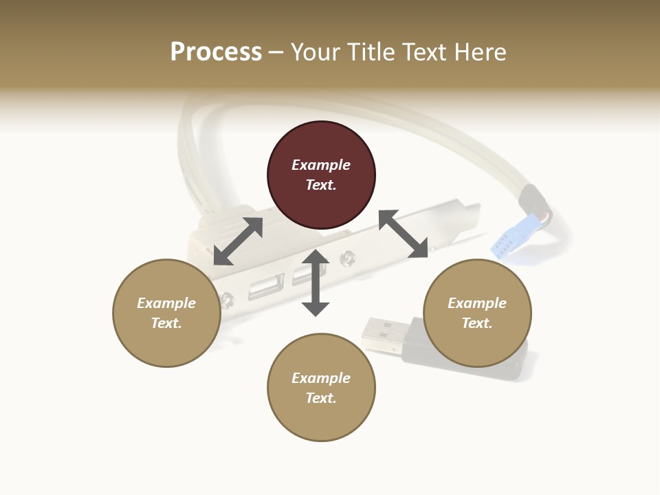 Wireless Move Key PowerPoint Template