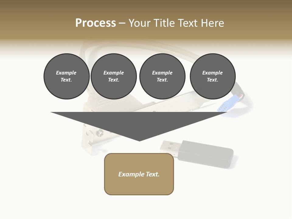 Wireless Move Key PowerPoint Template