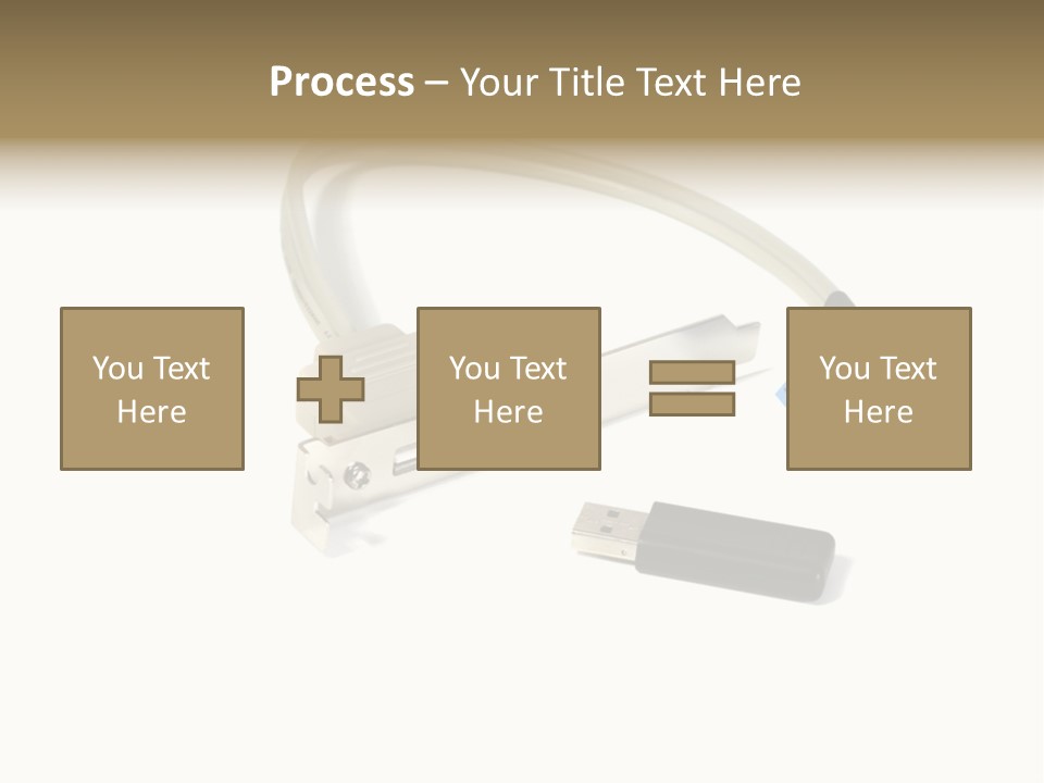 Wireless Move Key PowerPoint Template