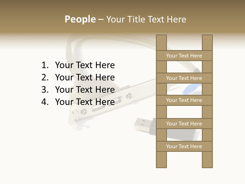 Wireless Move Key PowerPoint Template