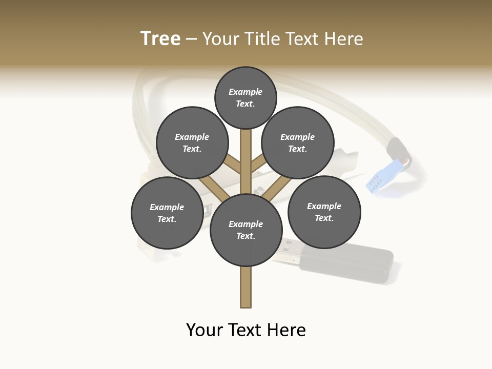 Wireless Move Key PowerPoint Template