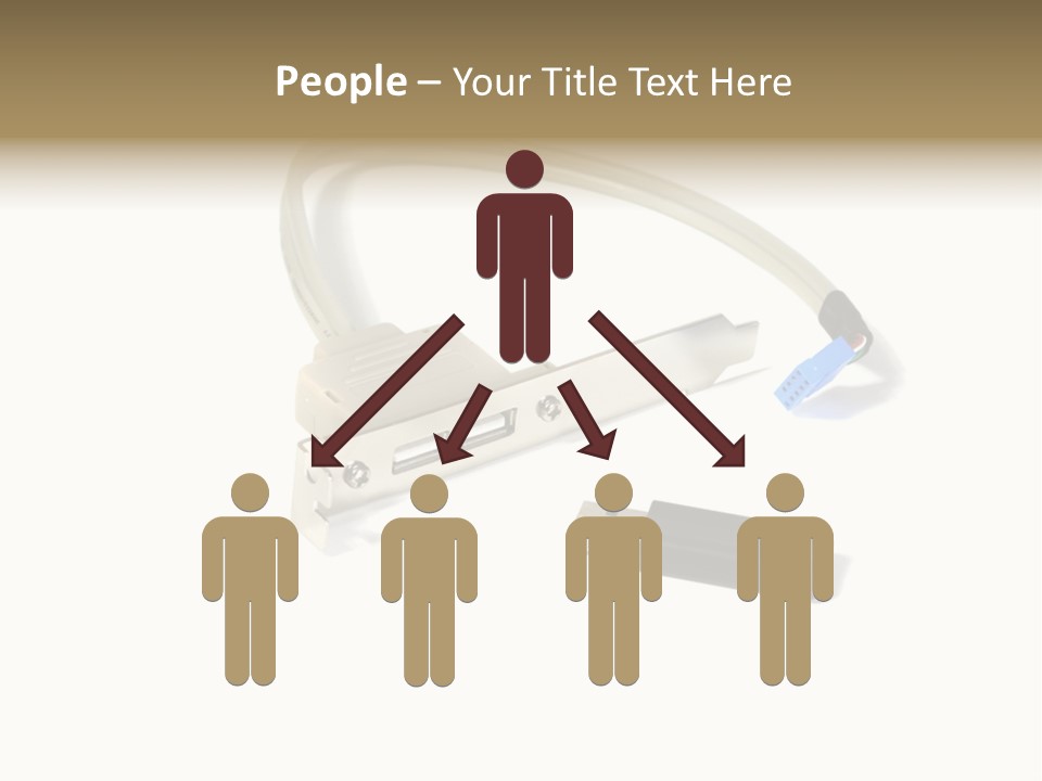 Wireless Move Key PowerPoint Template