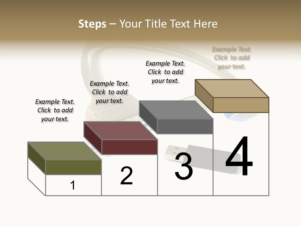 Wireless Move Key PowerPoint Template