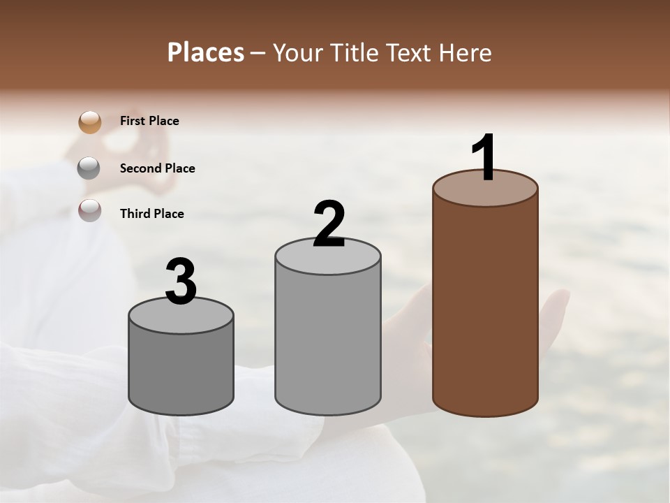 Woman Exercise Wellness PowerPoint Template