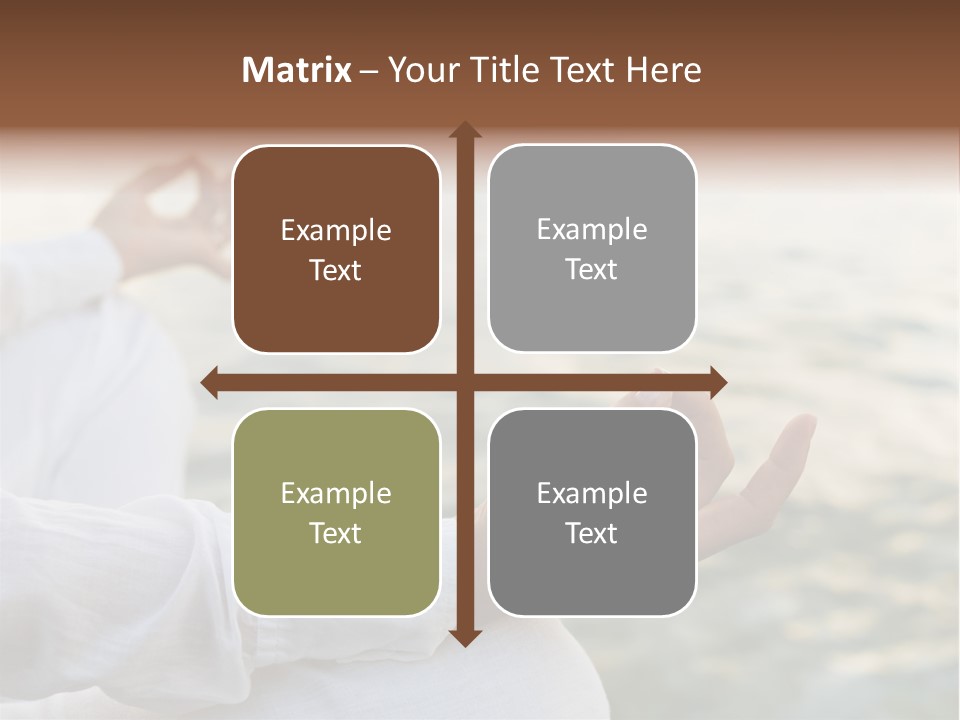 Woman Exercise Wellness PowerPoint Template