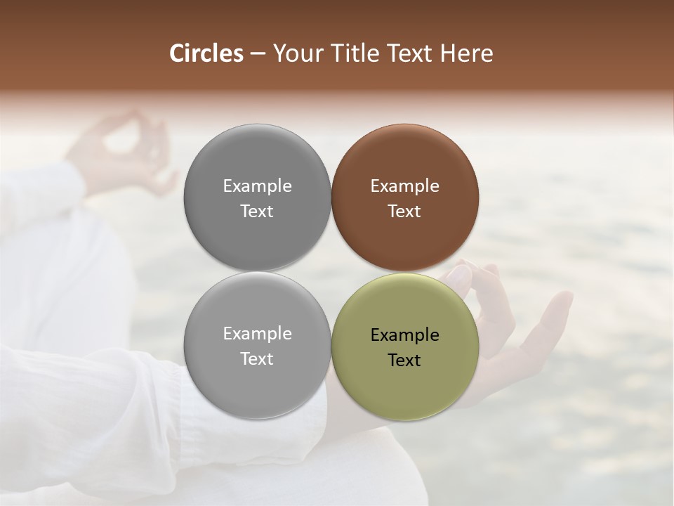 Woman Exercise Wellness PowerPoint Template