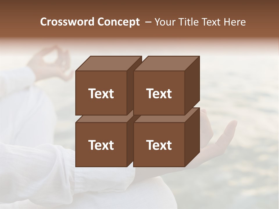 Woman Exercise Wellness PowerPoint Template