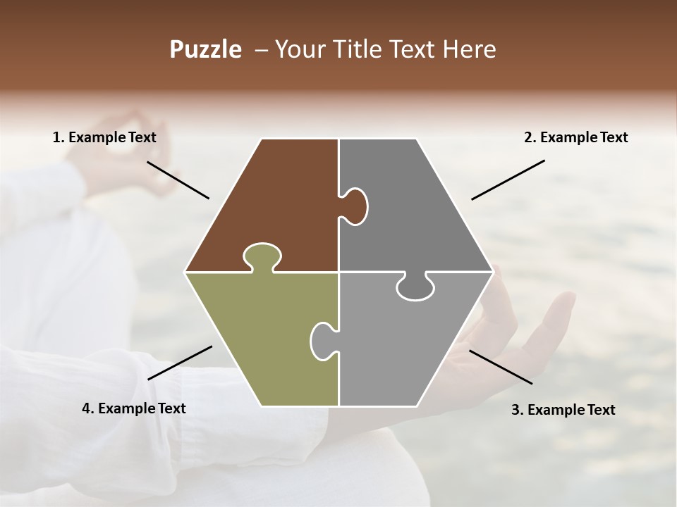 Woman Exercise Wellness PowerPoint Template