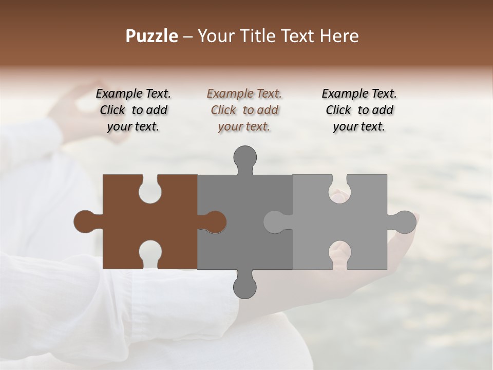 Woman Exercise Wellness PowerPoint Template