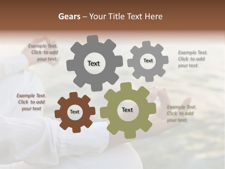 Woman Exercise Wellness PowerPoint Template